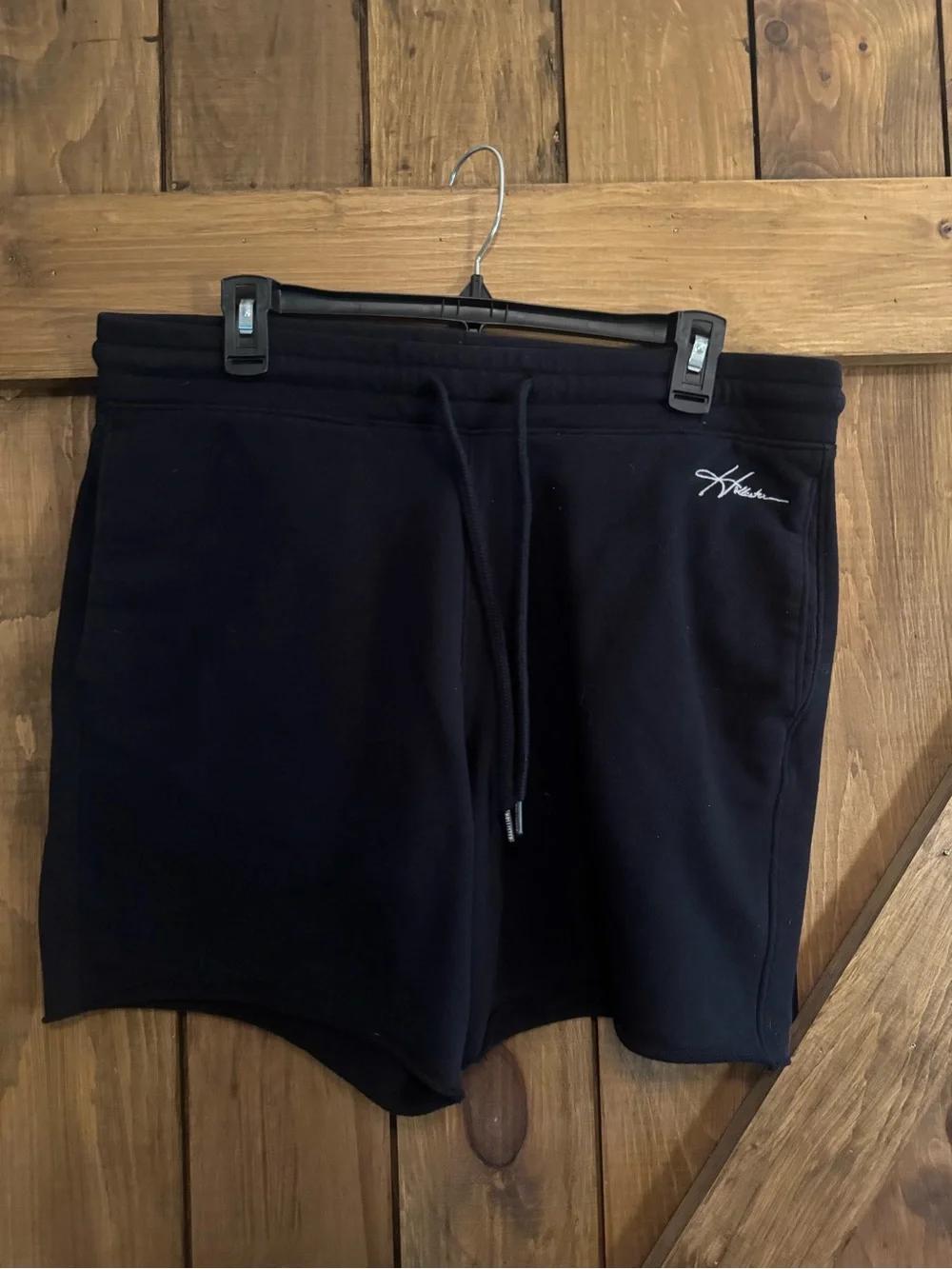 Men's Black Hollister Drawstring Shorts
